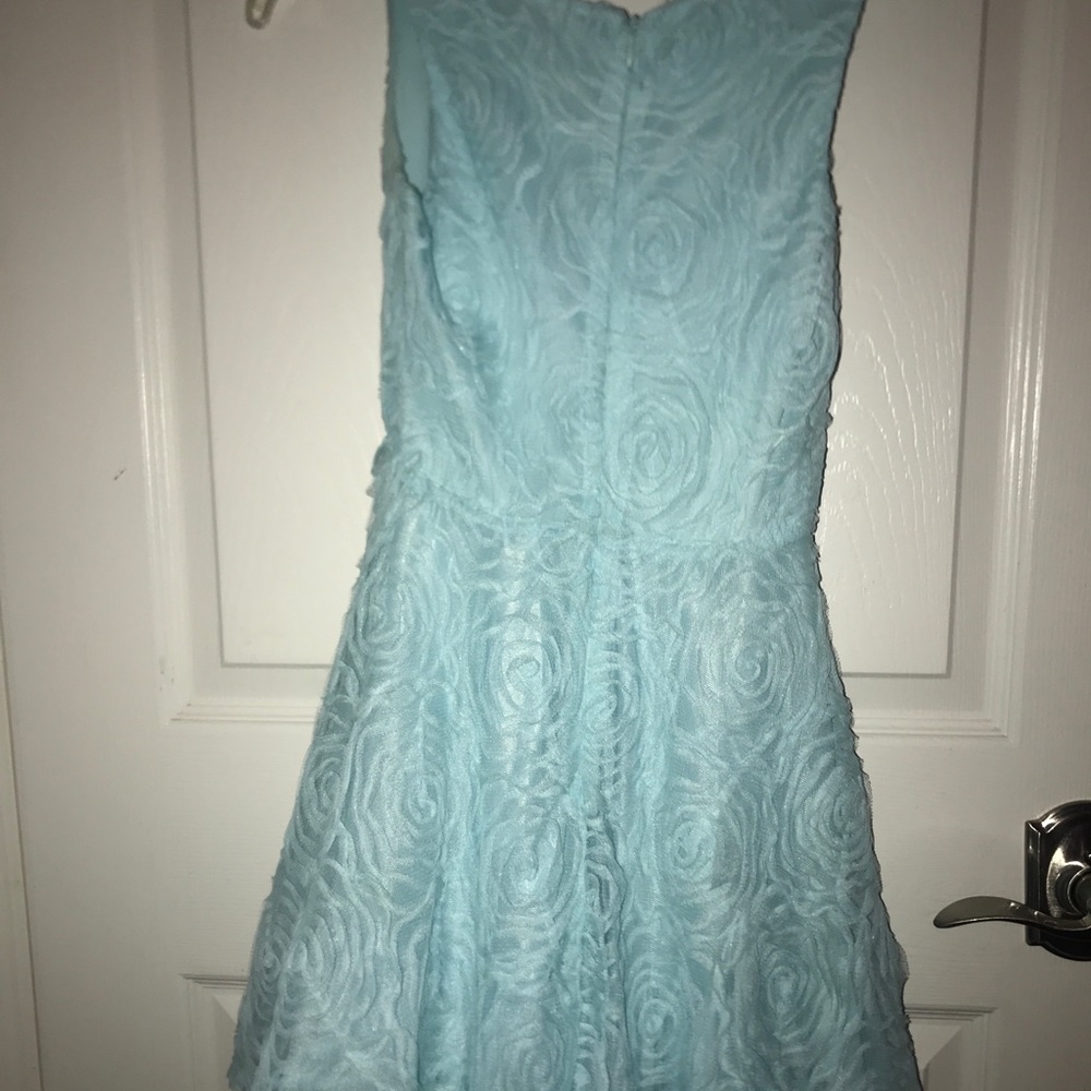 Baby Blue Dress with Coat